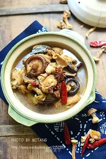 Chicken stew mushrooms