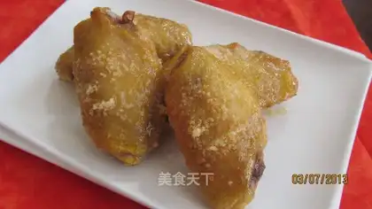 Orange honey chicken wings