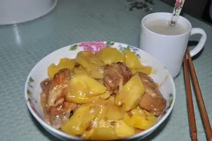 Pineapple fried chicken wings