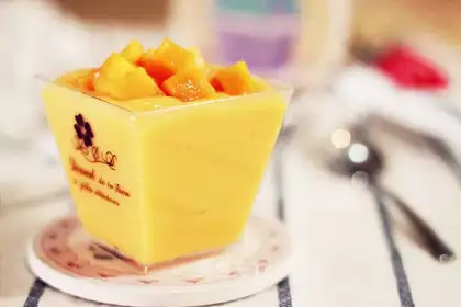 Mango yogurt cup