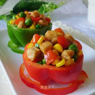 Two peppers full of gold