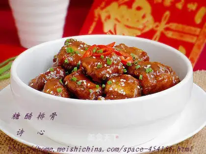Sugar vinegar ribs