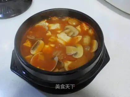 Korean tofu soup