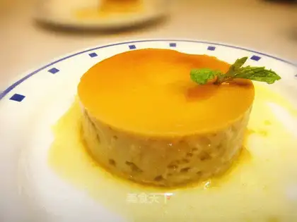 Caramel latte pudding