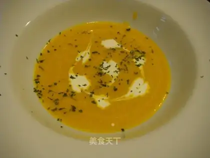 Pumpkin cream soup