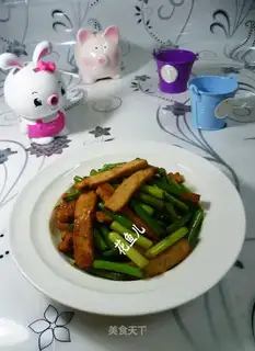 Garlic fried tofu
