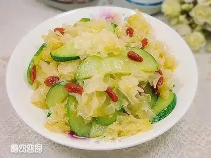 Silver ear cucumber