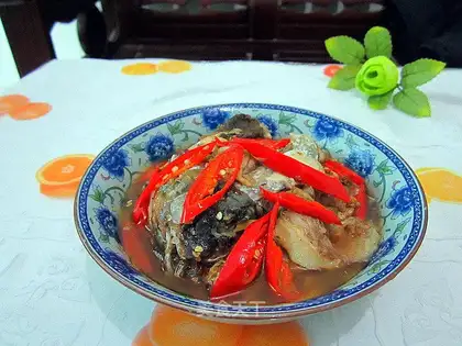 They burn fish heads