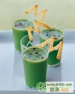 Cream mint juice