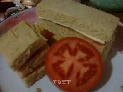 Whole wheat sandwich