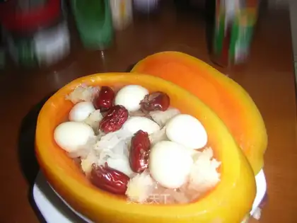 Cucumbers with eggs