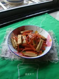 Carrot, tofu dry