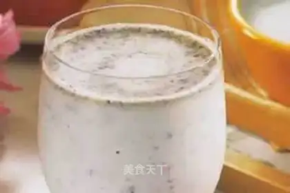 Sesame yogurt juice