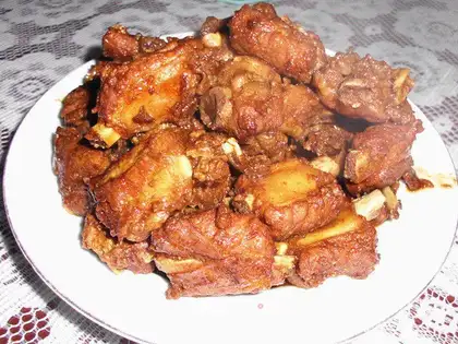 Red burn ribs