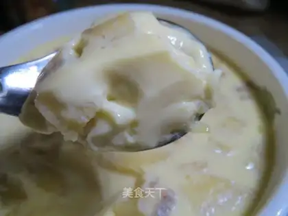 Milk banana eggs