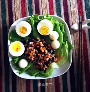 Thai double egg breakfast