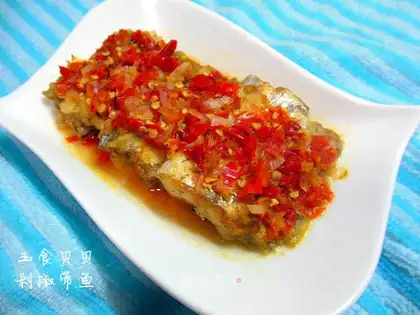 Pepper chopping with fish