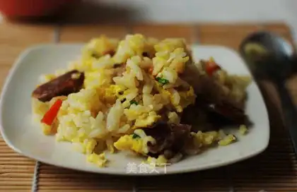 Weenie egg fried rice