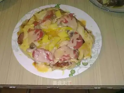 Microwave pizza