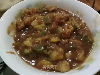 Old pineapple meat