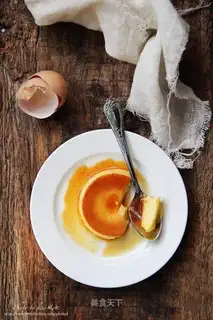 Vanilla caramel pudding