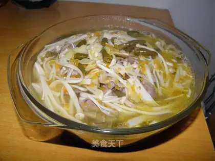 Sour soup, fat cow