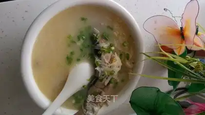 The radish fish soup