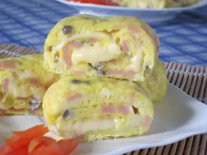 Cheese cream om eggs