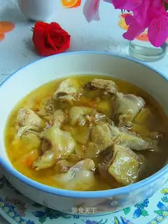 It's a steamed chicken