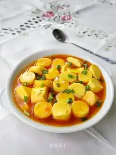 Burning Japanese tofu