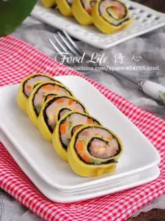 Corn shrimp rolls