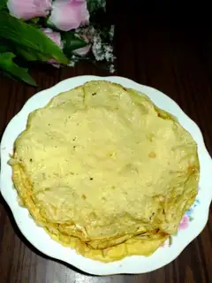 Homemade egg skin