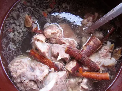 Five fingers of peach stew dragon bones