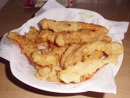A seafood willow