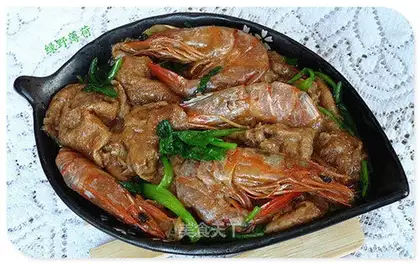 Dried shrimp noodles