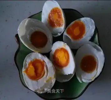 Salted eggs of hearts
