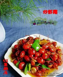 stir-fried shrimp tail