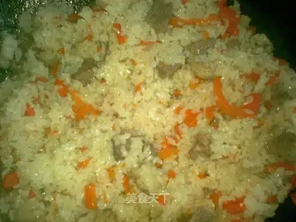 pilaf with minced meat