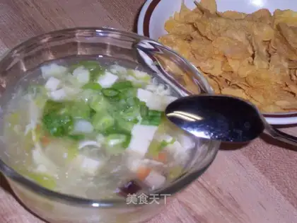 White jade vegetable soup