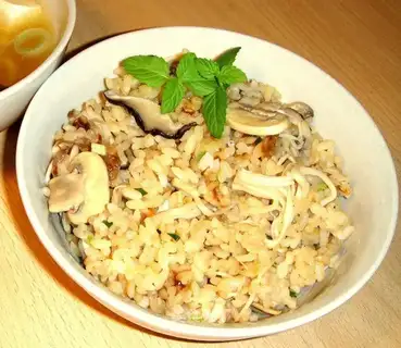 Japanese mushroom rice