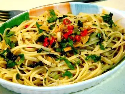 Garlic pasta