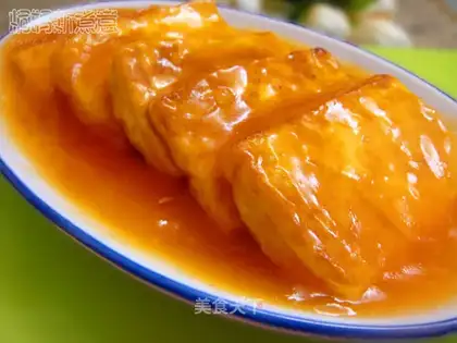 Tofu in tomato sauce