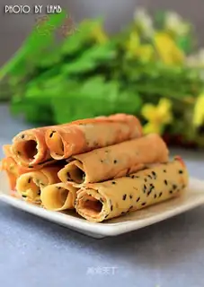Crispy egg roll