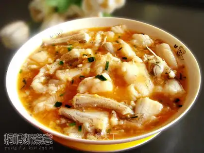 Sweet and sour dogstomach fish