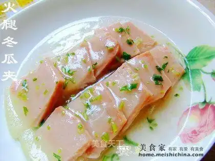 Ham and wax gourd clip
