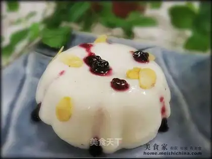 almond milk pudding