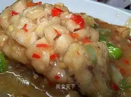 Chrysanthemum tofu fish