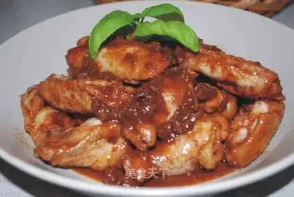 Plum chicken wings