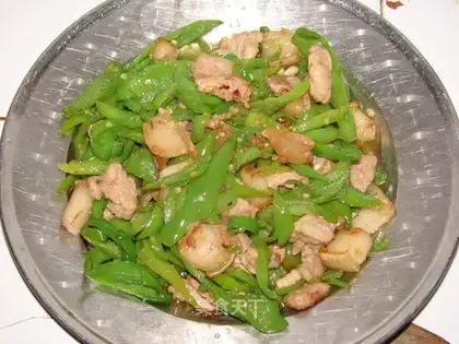 chili fry meat