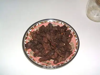Spiced beef jerky